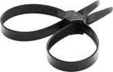Master Series Misbehaved Black Zip Tie Police BDSM Cuffs Cuffs And Restraints